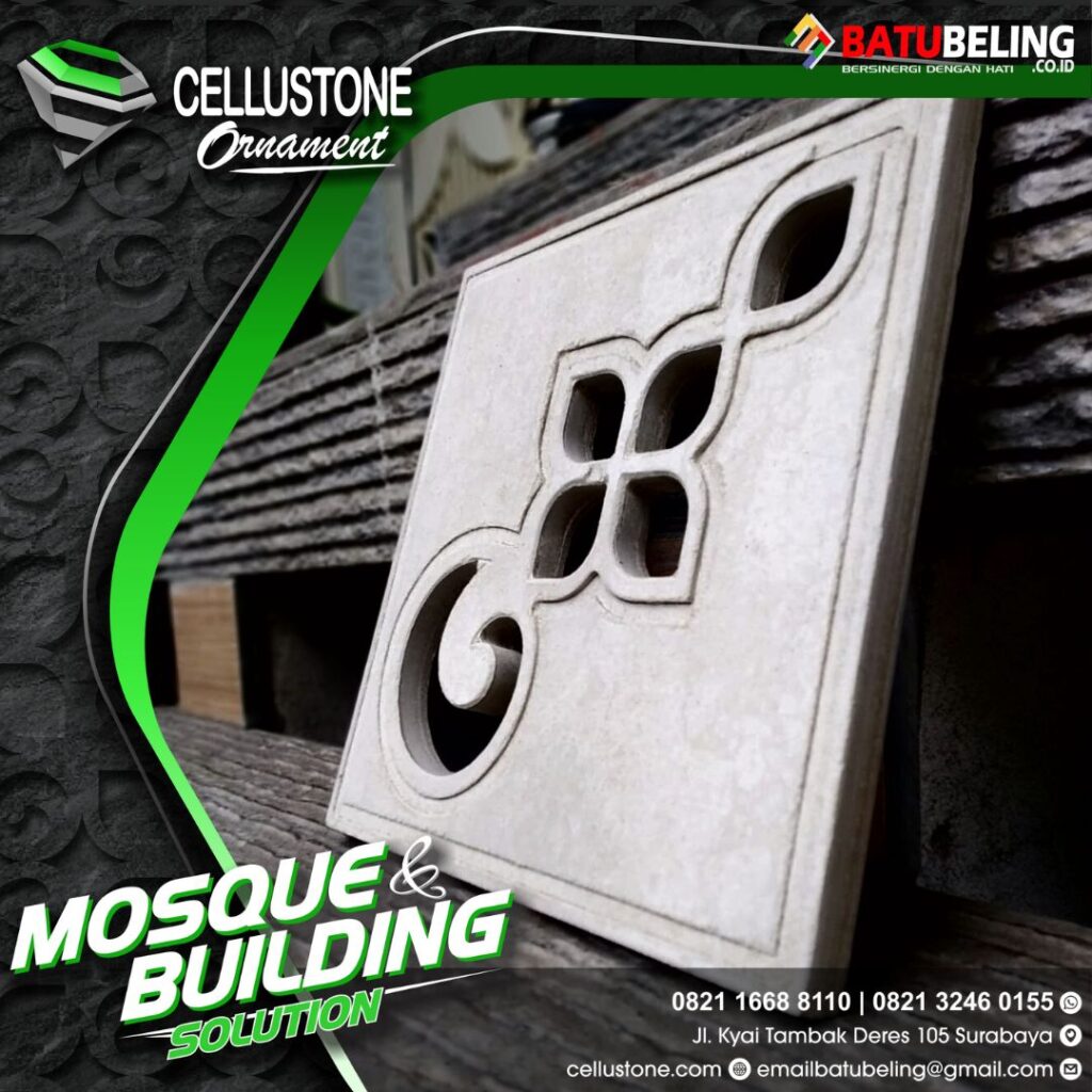 harga ornamen masjid per m2
