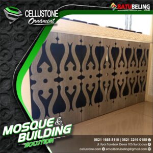 Ornamen Krawangan Masjid Surabaya