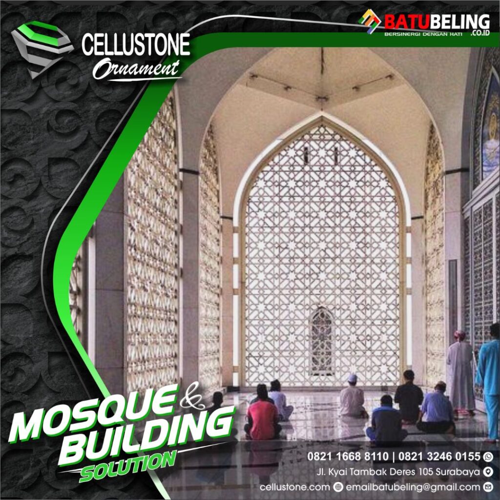 harga ornamen masjid per m2