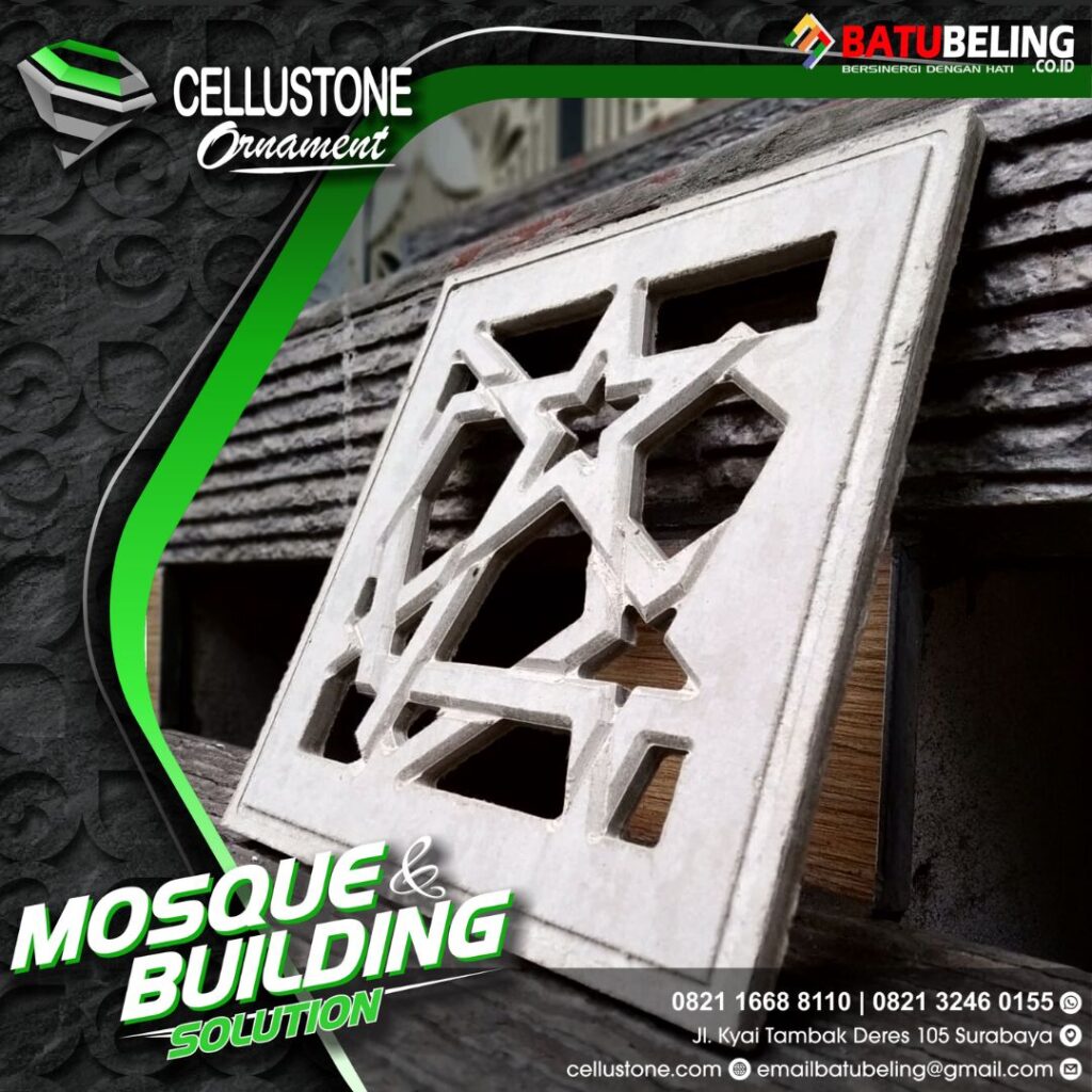 harga ornamen masjid per m2