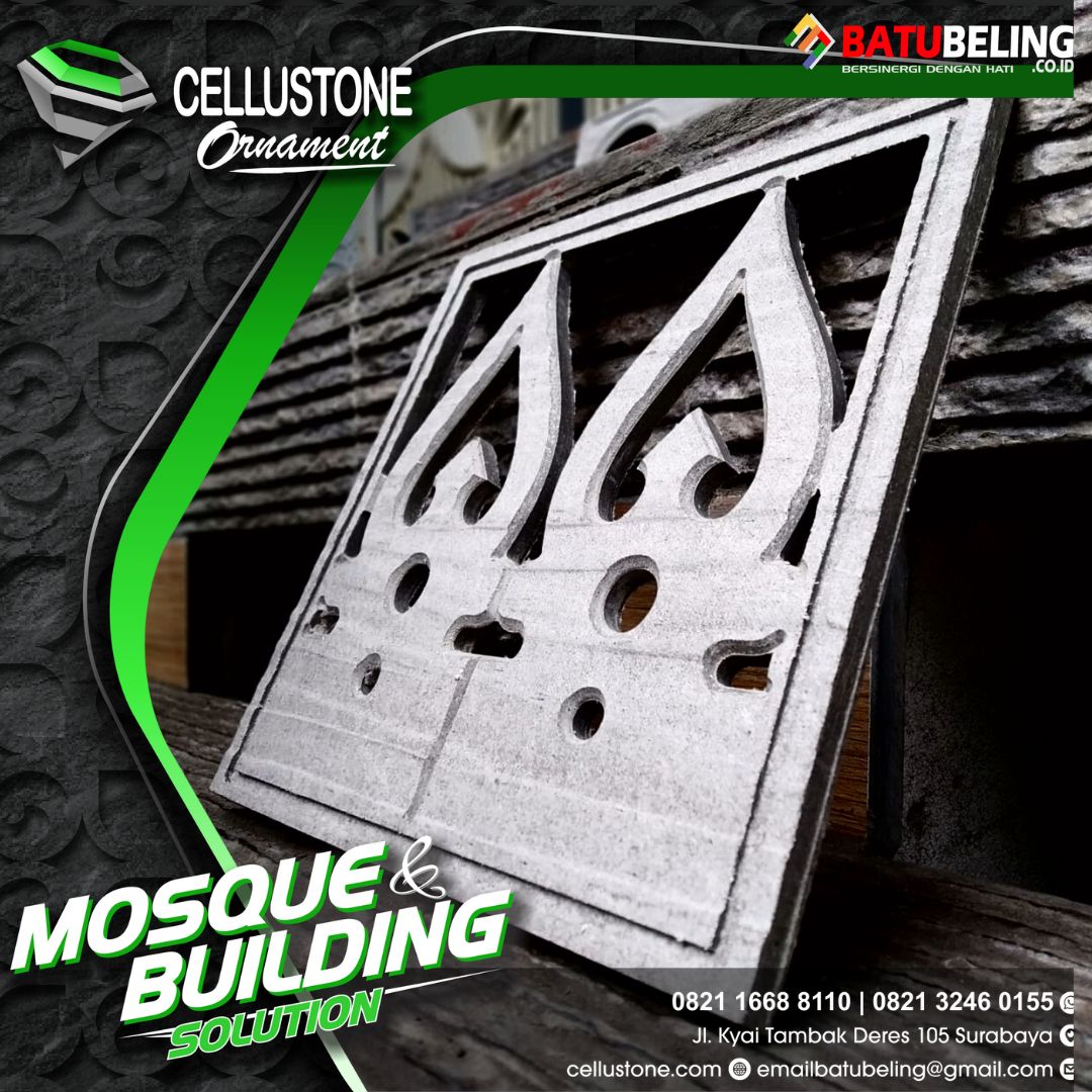 harga ornamen masjid per m2