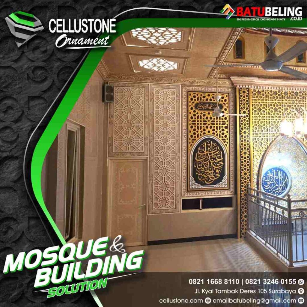 ornamen krawangan masjid