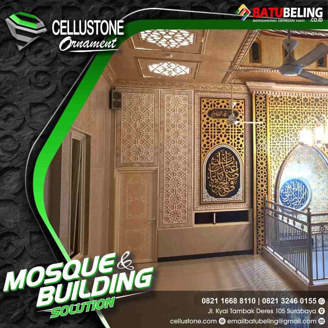 ornamen krawangan masjid